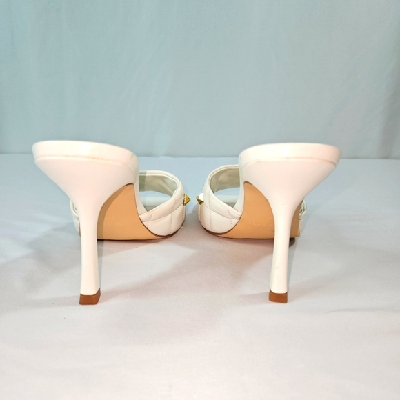 Marc Fisher Women's White Sandals/ Heels Size 9.5 - Picture 7 of 8